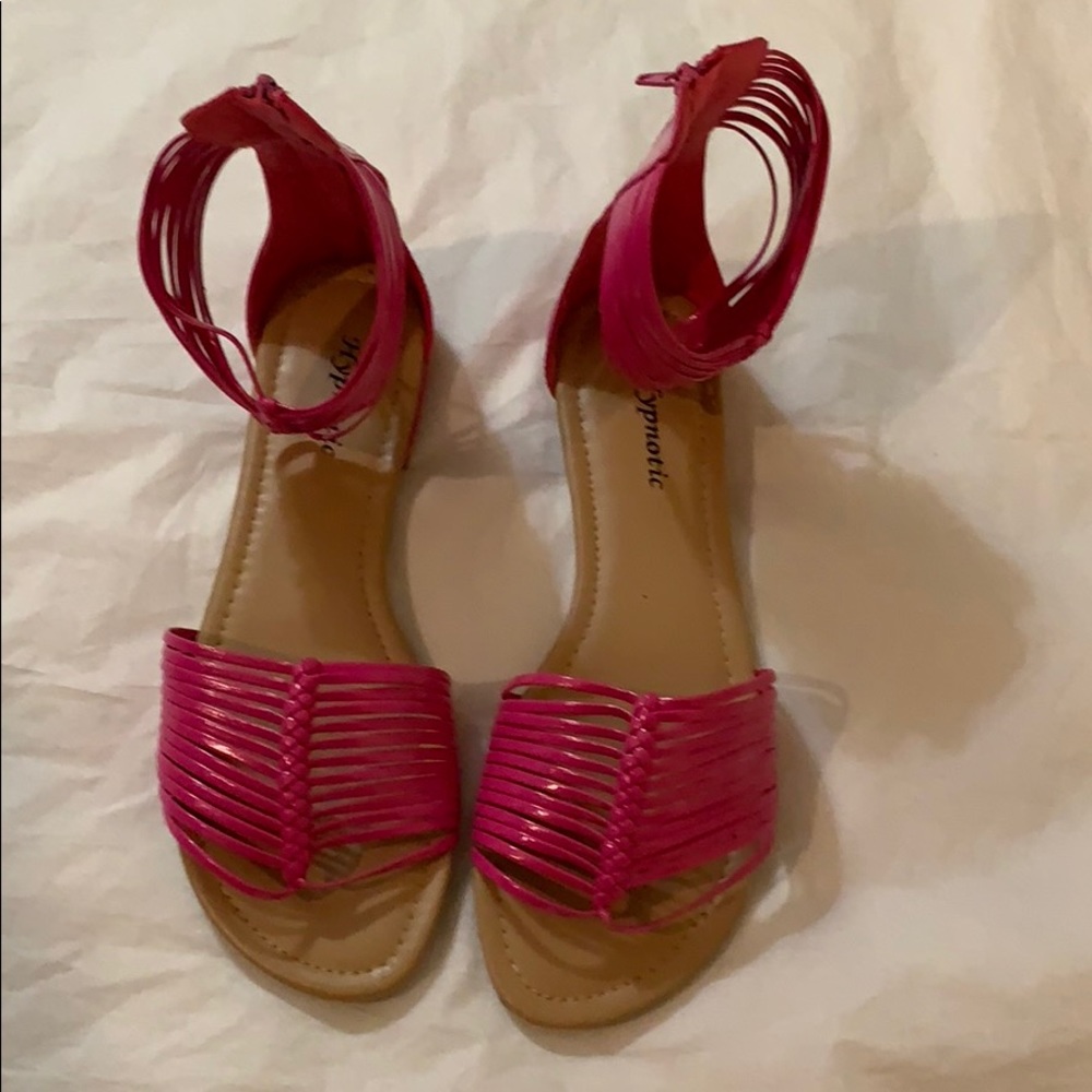 Hypnotic Fuchsia Sandals